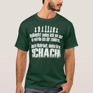 T-shirt En truheit ich un jeu d'échecs