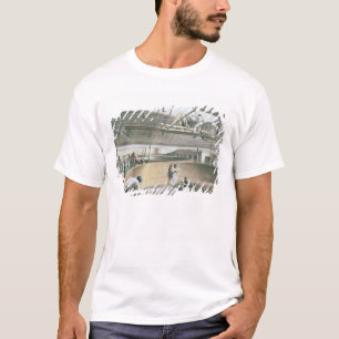 T-shirt Encaisser le câble télégraphique dans les rése