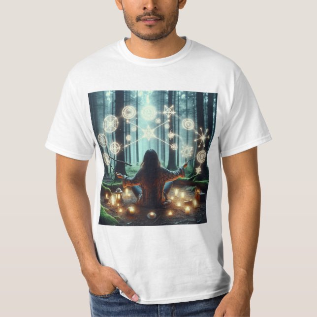 T-shirt Encanto Mágico: Diseño de Magia y Misterio (Devant)