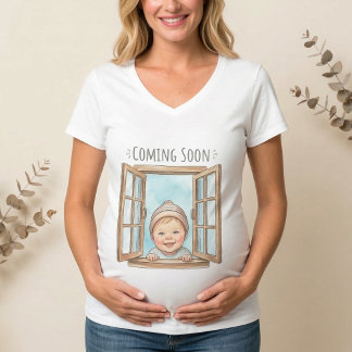 T-shirt enceinte - À venir