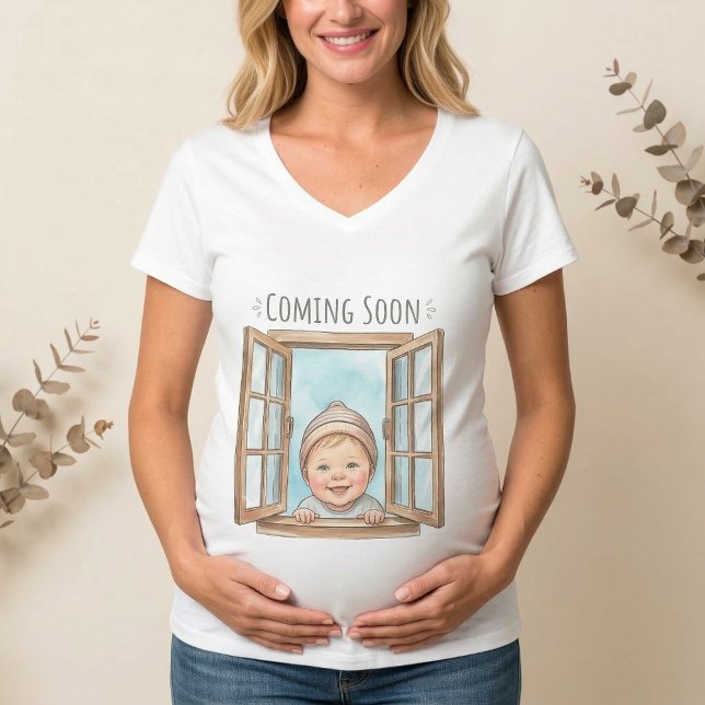 T-shirt enceinte - À venir (pregnant - T-Shirt
Baby coming soon)