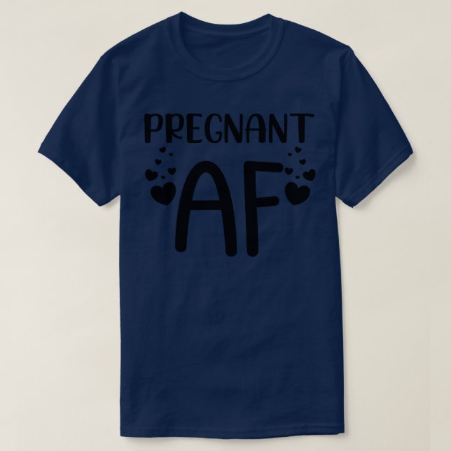 T-shirt Enceinte AF Amusante Conception de Grossesse pour  (Design devant)