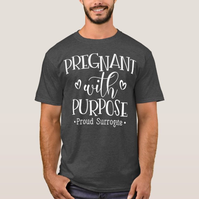T-shirt Enceinte Avec Objectif Fier Subrogue De Subrogatio (Devant)