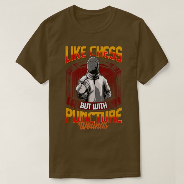 T-shirt Enceinte Drôle Comme Échecs Mais Avec Puncture (Design devant)