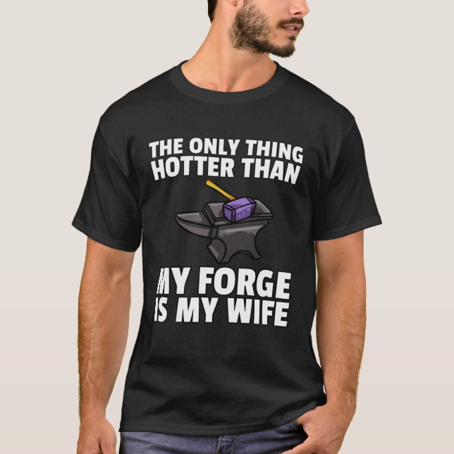 T-shirt Enceintes De Forge Pour Forgeron (Devant)