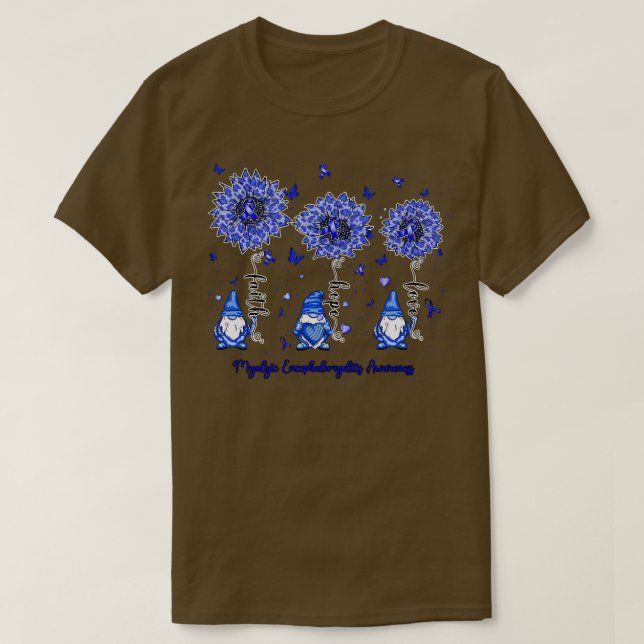 T-shirt Encéphalomyélite myalgale Sensibilisation Foi géno (Design devant)