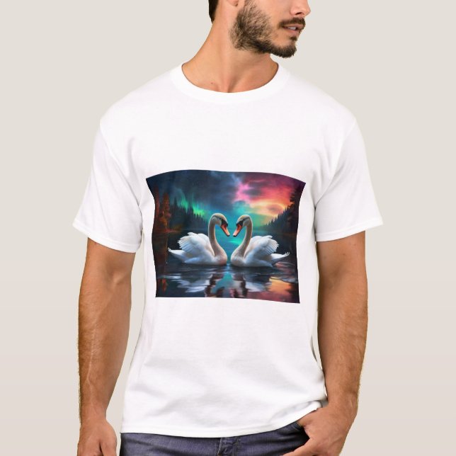 T-shirt "Enchanted Swan Serenade Tee" (Devant)
