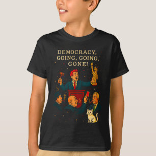 T-shirt Enchère démocratique drôle cadeau satire politique