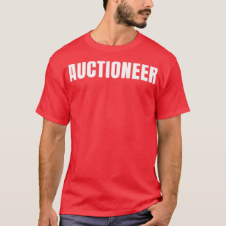 T-shirt Enchère Funny Titre de l'emploi Profession Anniver