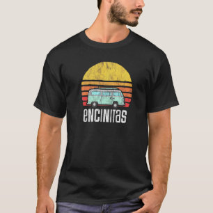 T-shirt Encinitas Ca Hippie Van Beach Bum Surfer