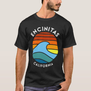 T-shirt Encinitas California Retro Wave