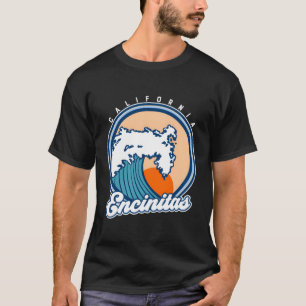 T-shirt Encinitas California Surf Wave
