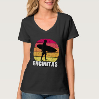 T-shirt Encinitas Surfing T Shirt California Surfer Surf