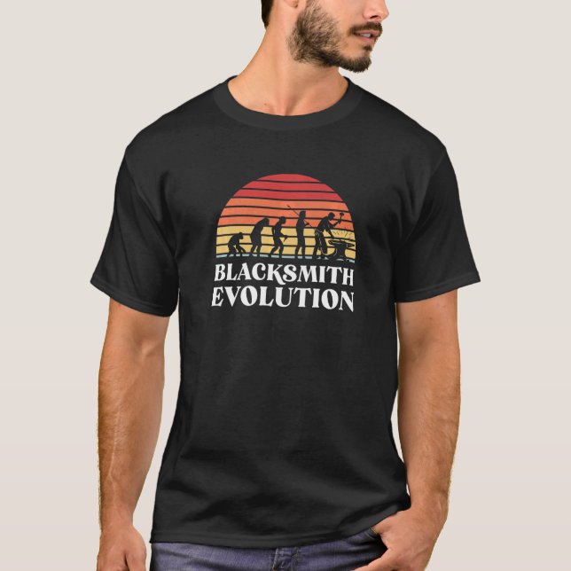 T-shirt Enclume d'artisanat de marteau de forgeron d'orfèv (Devant)