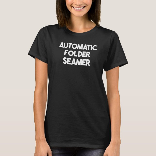 T-shirt Encolleuse automatique de dossiers   (Devant)