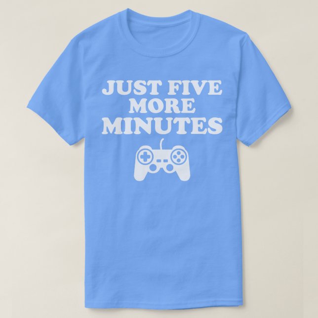 T-shirt Encore Cinq Minutes Cadeau (Design devant)