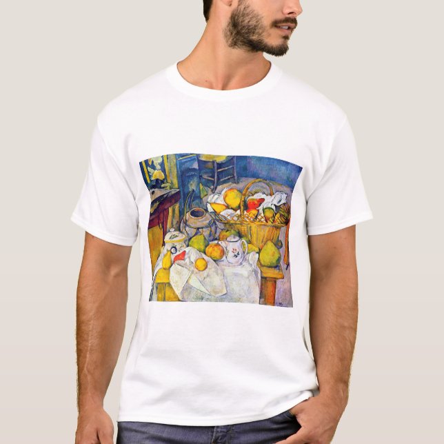 T-shirt Encore la vie avec panier de fruits, Paul Cezanne (Devant)