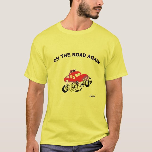 T-Shirt : Encore Sur La Route. (Devant)