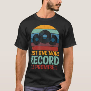 T-shirt Encore un disque de plus, je promets Vinyles