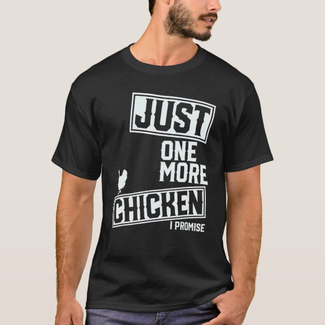 T-shirt Encore un poulet je promets (Devant)