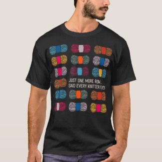 T-shirt Encore un Rang Drôle Tricot Crochet