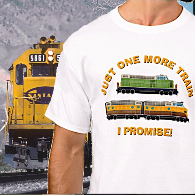 T-shirt Encore Un Train, Je Promets ! Locomotives diesel (Créateur téléchargé)