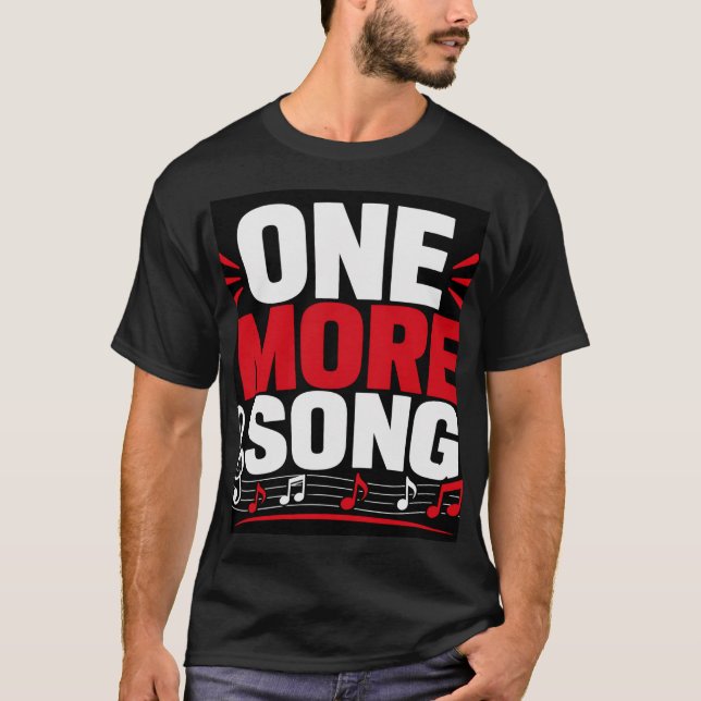 T-shirt Encore une chanson (Devant)