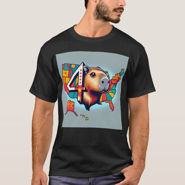 T-shirt Encore une nouvelle CSP Capybara (Devant)