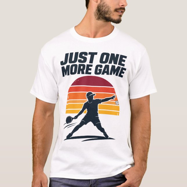 T-shirt Encore une partie de pickleball (Devant)