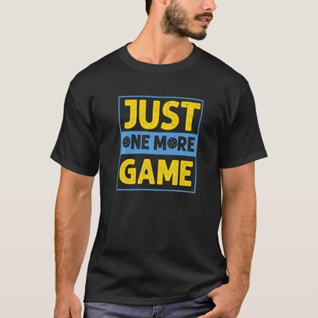 T-shirt Encore une partie  Raquette de pickleball (Devant)
