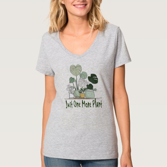 T-shirt Encore une plante de plus (Devant)