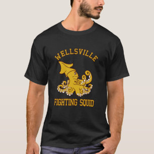 T-shirt Encornets de combat de Wellsville (Pete et PeteNot