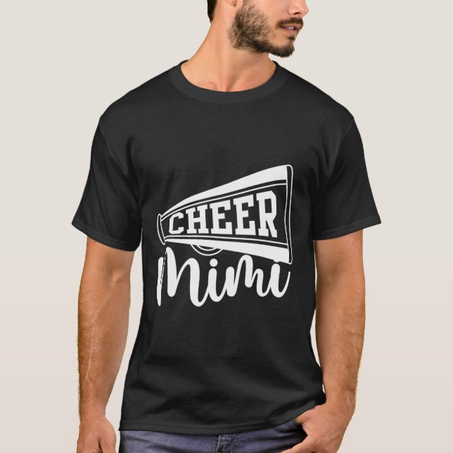 T-shirt Encourage Mimi d'une meneuse de claque Mimi Fière  (Devant)
