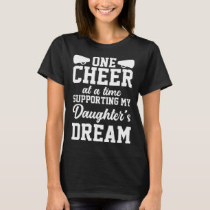T-shirt Encourage Papa Cheerleading Cheerleader Soutien Fi