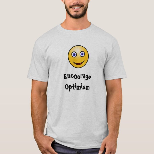 T-shirt Encouragez l'optimisme (Devant)