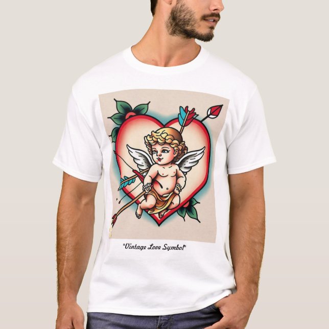 T-shirt Encre classique de Cupid (Devant)