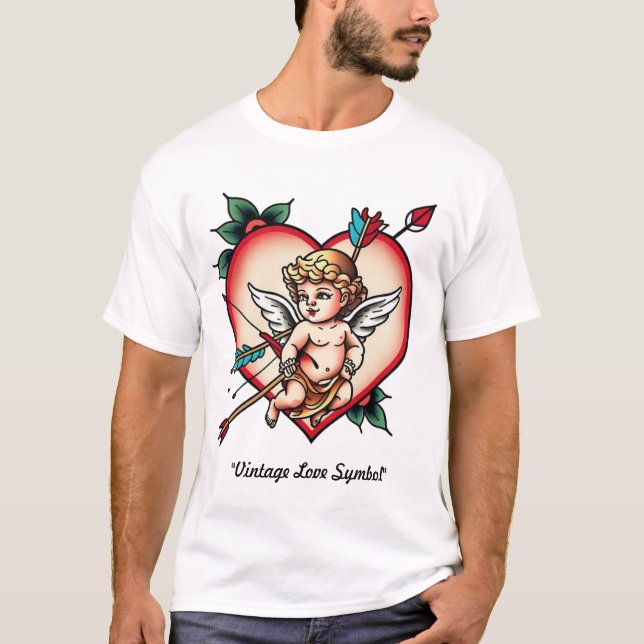 T-shirt Encre Cupide Classique (Devant)