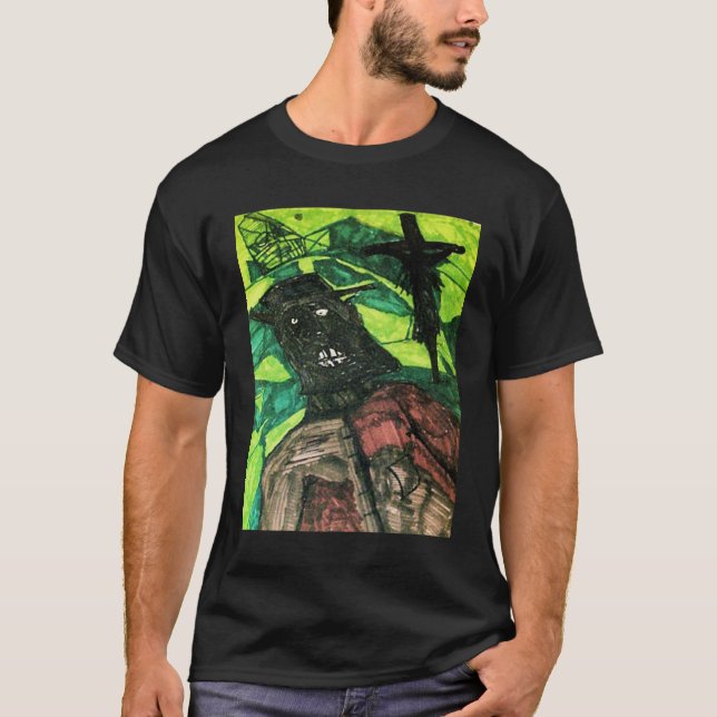 T-shirt encre de pilleur de tombe (Devant)