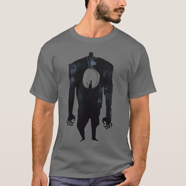 T-shirt Encre Talking Imaginaire V06 Un chat de l'enfer (Devant)
