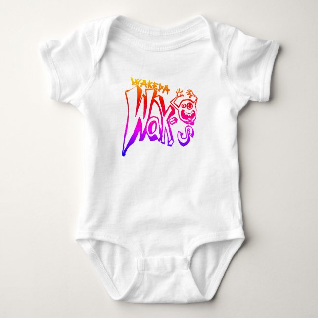 T-shirt encre Wako Rainbow (Devant)