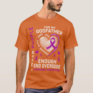 T-shirt End Overdose Awareness Shirt Enough Purple For My 