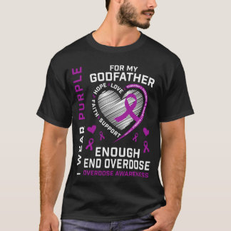T-shirt End Overdose Awareness Shirt Enough Purple For My 
