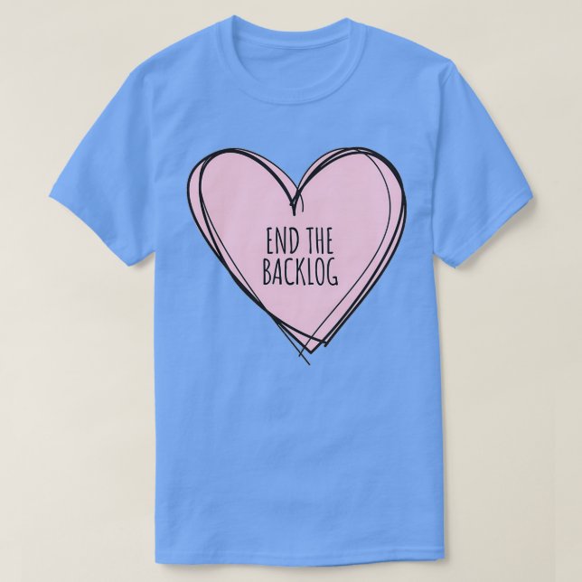T-SHIRT END THE BACKLOG (Design devant)