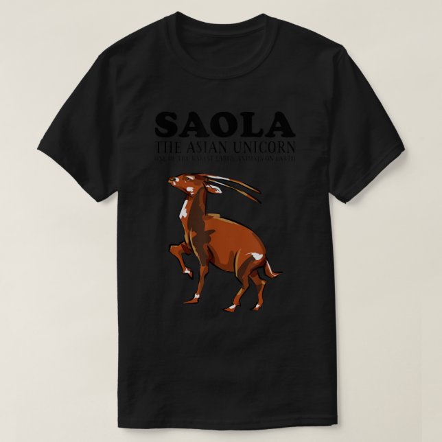 T-shirt Endangered Species Day 2022 Theme - SAOLA The Asia (Design devant)