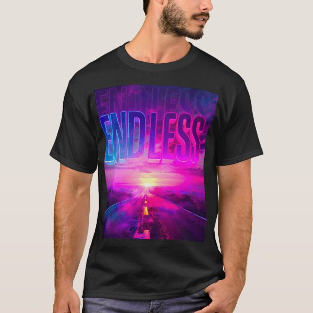 T-Shirt ENDLESS Neon Highway Dark - RAMHEARTS (Devant)