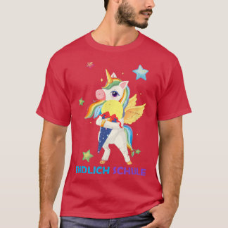T-shirt Endlich School Unicorn Cadeau de l'école primaire 