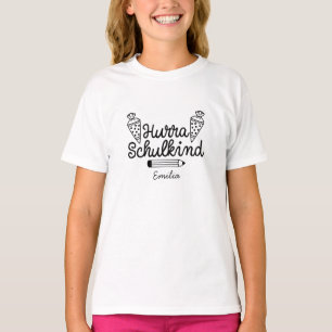 T-shirt Endlich Schulkind Schultuete 1 Klasse Einschulung