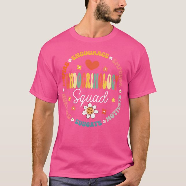 T-shirt Endocrinologie Équipe Infirmière Endocrinologue D (Devant)