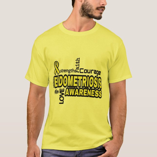 T-shirt Endométriose de mots… (Devant)
