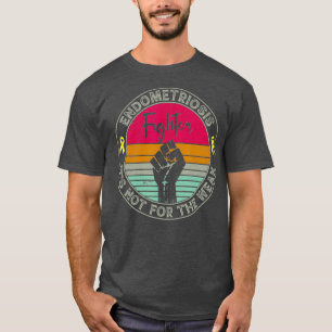 T-shirt Endometriose Sensibilisation Retro Fighter Warrite